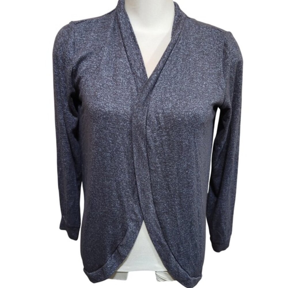 Joe Fresh‎ Womens Open Front Cardigan Gray Knit Small normcore basic